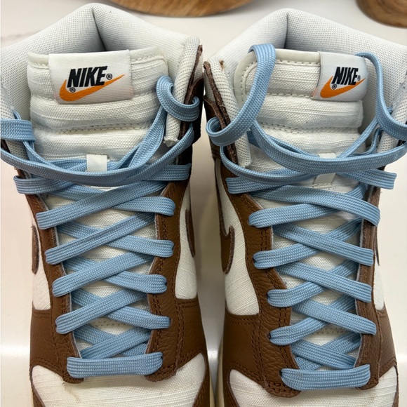 Nike dunk hi retro. Brown and white - Picture 6 of 9